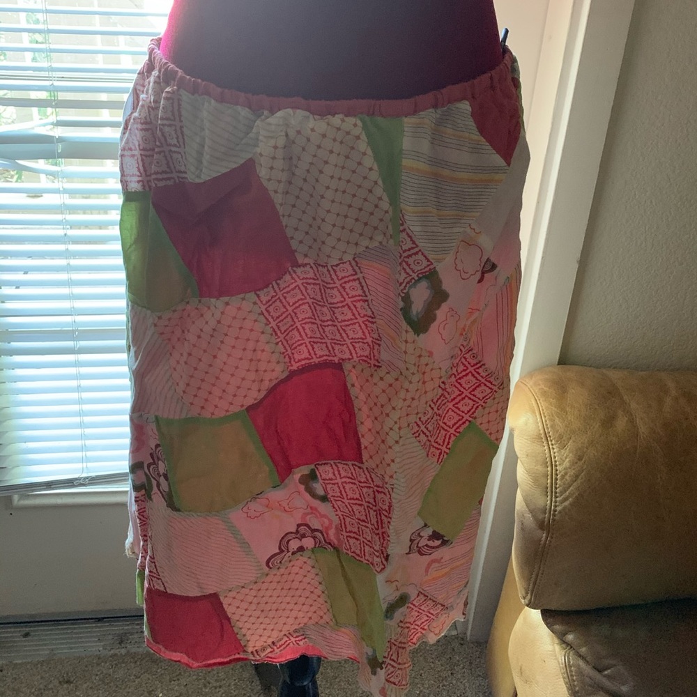 American eagle outfitters patchwork skirt sz 12